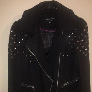Black Rivet Rocker Jacket